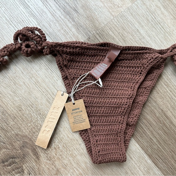 Brown Crochet Bikini Set - Picture 2 of 5